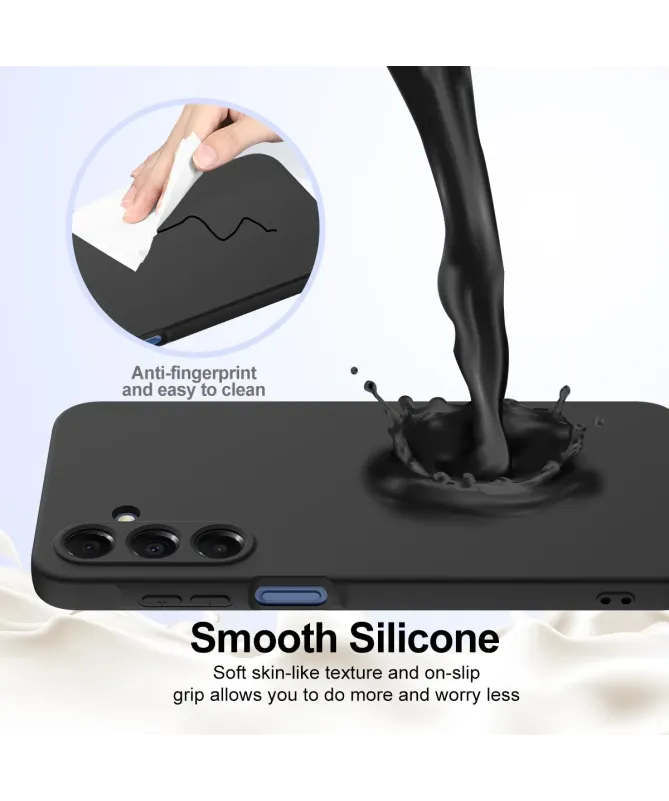 Coque Samsung Galaxy A17 5G Silicone Liquide MagSafe, Lanière