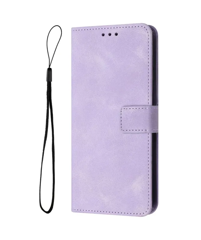 Housse Portefeuille Samsung Galaxy A17 5G Toucher Doux Violet