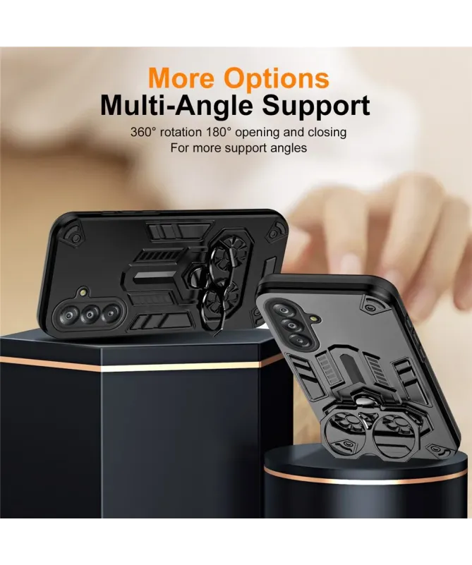 Coque Armure Samsung Galaxy A17 5G Anneau Support