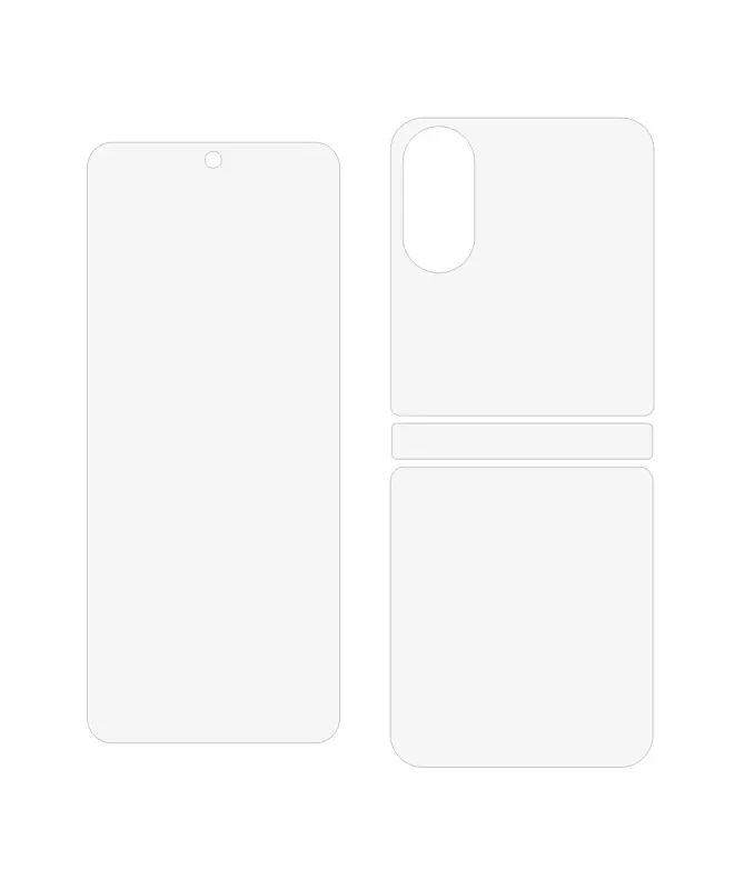 Films de Protection Xiaomi Mix Flip 2 Avant et Arrière