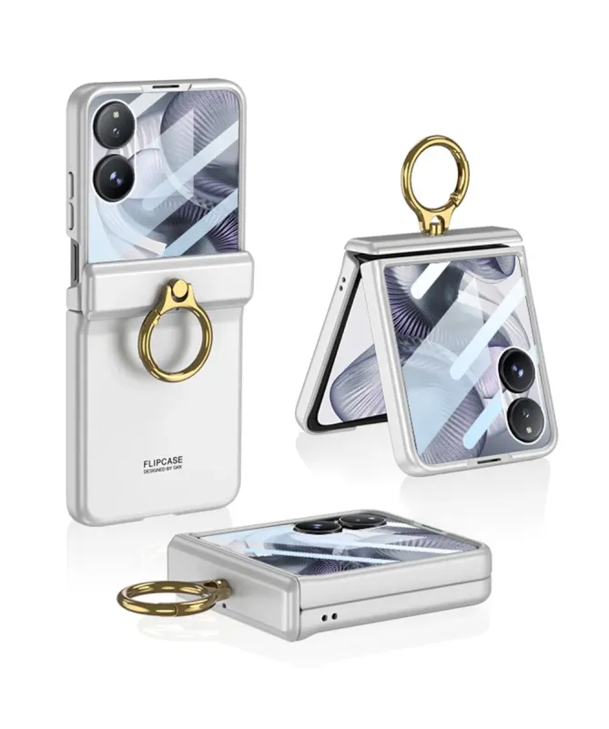 Coque Xiaomi Mix Flip 2 Anneau Support et Charnière Magnétique