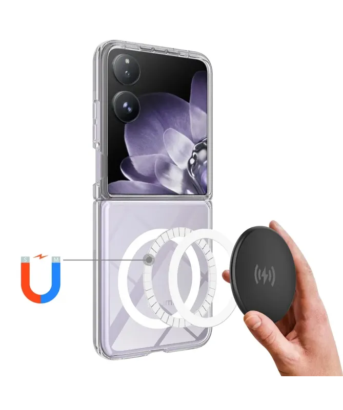Coque Xiaomi Mix Flip 2 Transparente MagSafe | Sorra