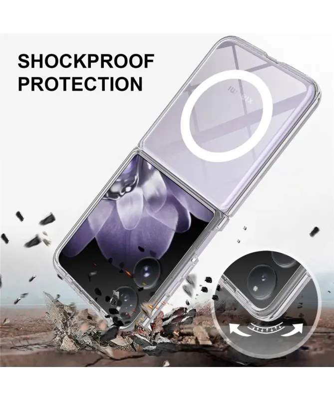 Coque Xiaomi Mix Flip 2 Transparente MagSafe | Sorra