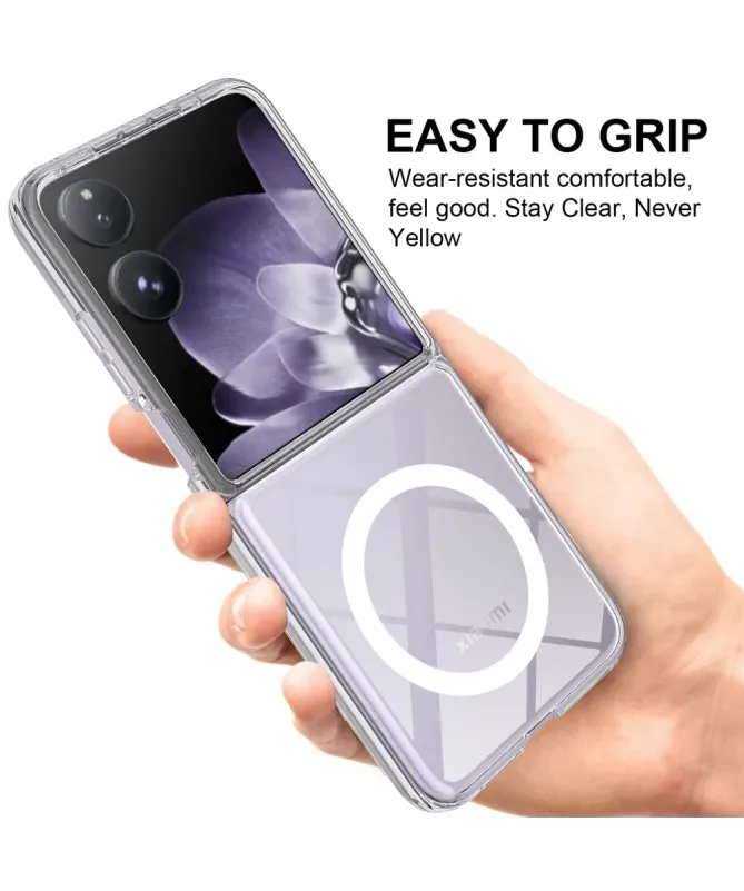 Coque Xiaomi Mix Flip 2 Transparente MagSafe | Sorra