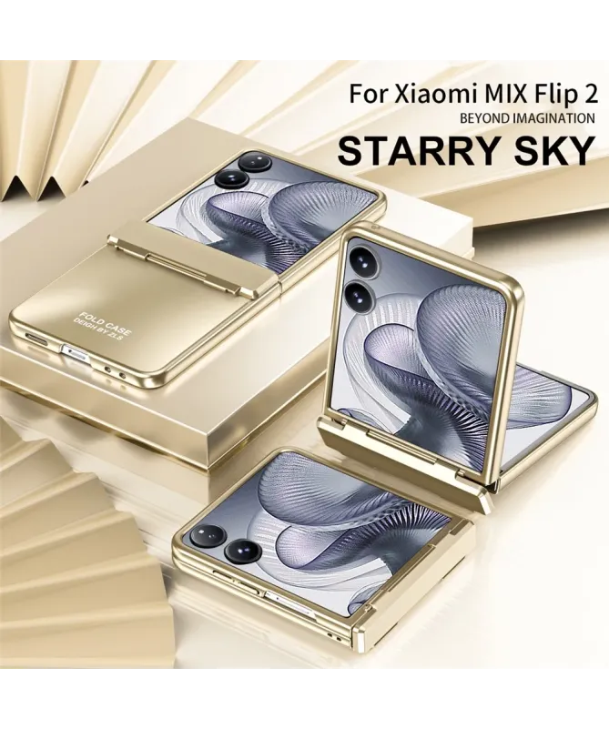 Coque Xiaomi Mix Flip 2 Protection Charnière Métallisée