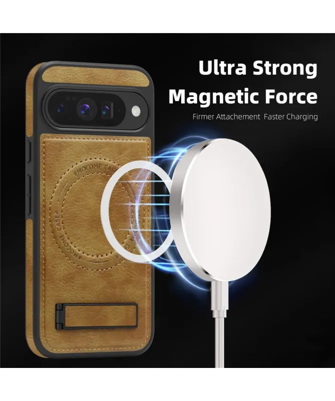 Coque Google Pixel 10 / 10 Pro MagStand Cuir