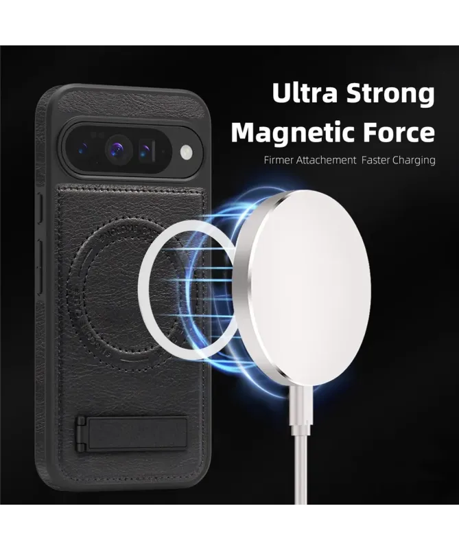 Coque Google Pixel 10 / 10 Pro MagStand Cuir