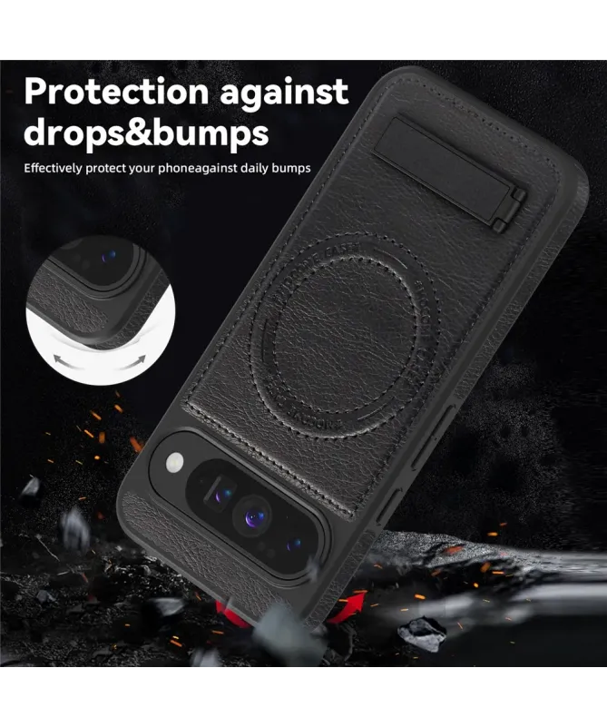 Coque Google Pixel 10 / 10 Pro MagStand Cuir