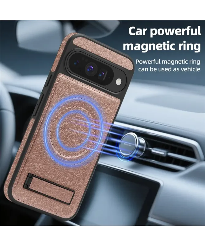 Coque Google Pixel 10 / 10 Pro MagStand Cuir