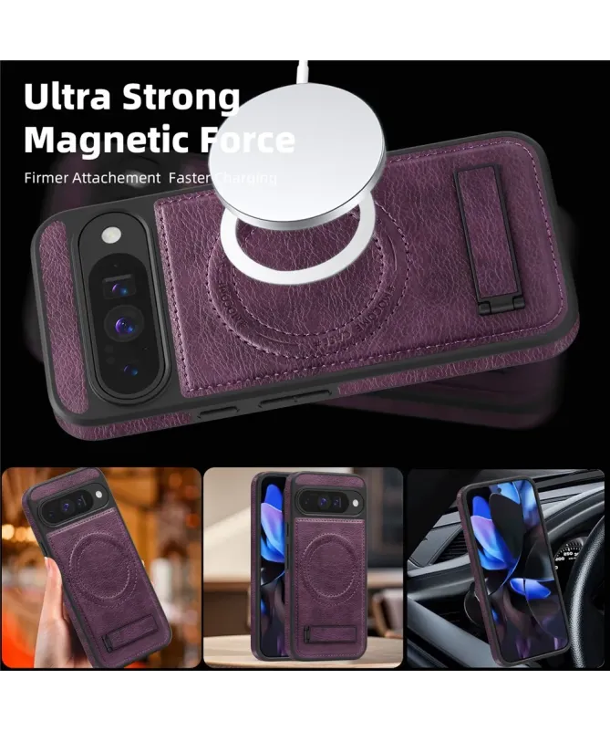 Coque Google Pixel 10 / 10 Pro MagStand Cuir