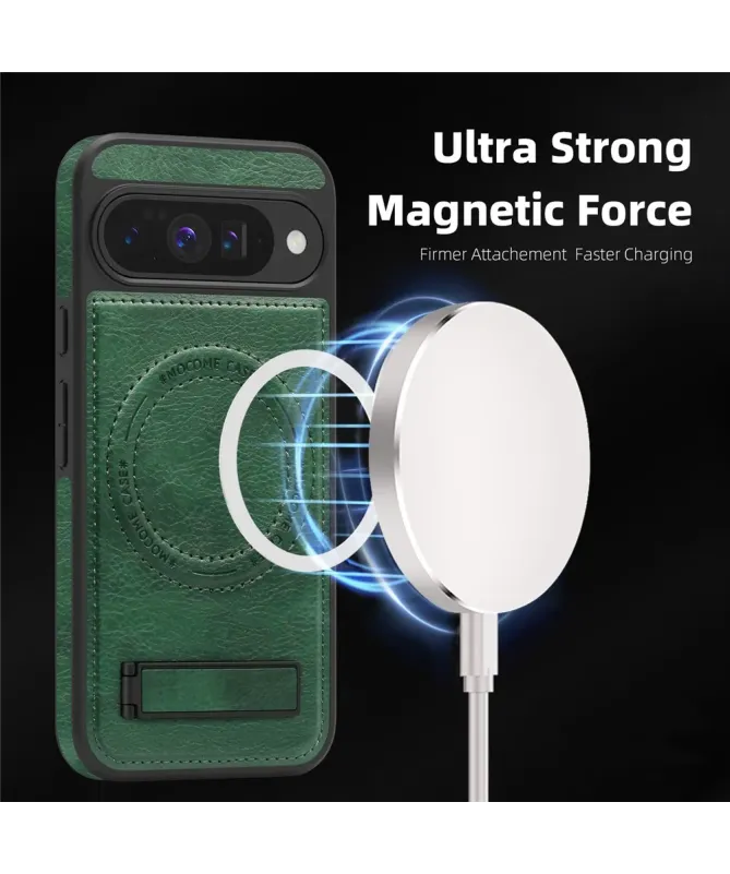 Coque Google Pixel 10 / 10 Pro MagStand Cuir