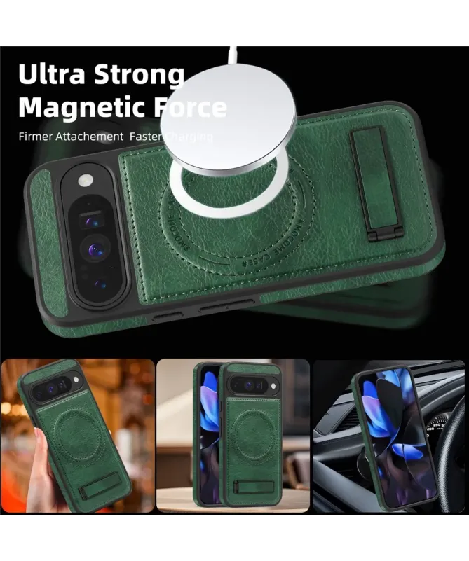 Coque Google Pixel 10 / 10 Pro MagStand Cuir