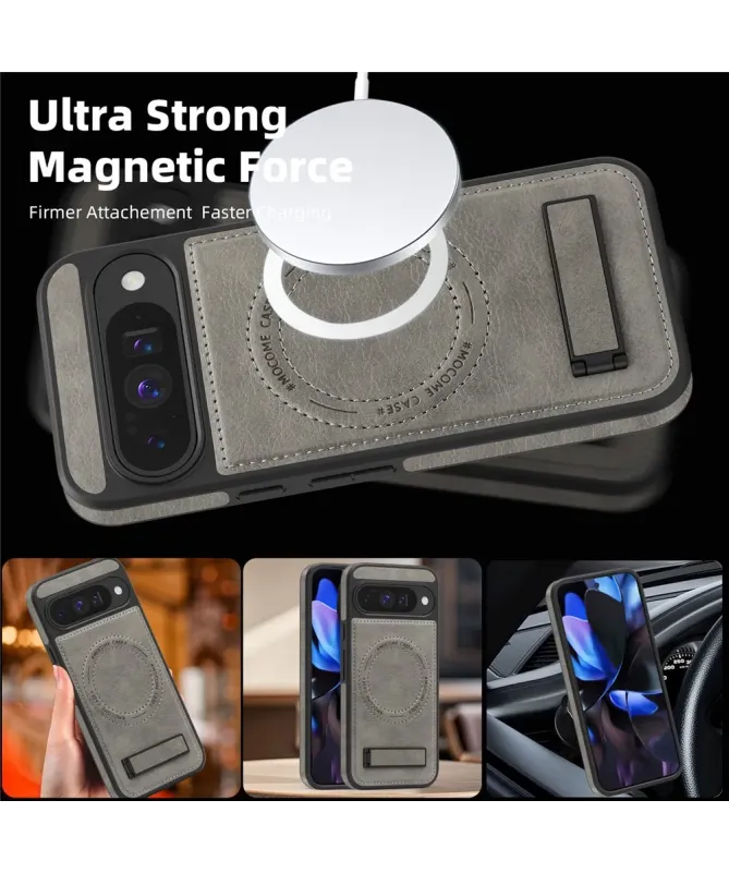 Coque Google Pixel 10 / 10 Pro MagStand Cuir