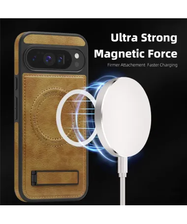 Coque Google Pixel 10 Pro XL MagStand Cuir