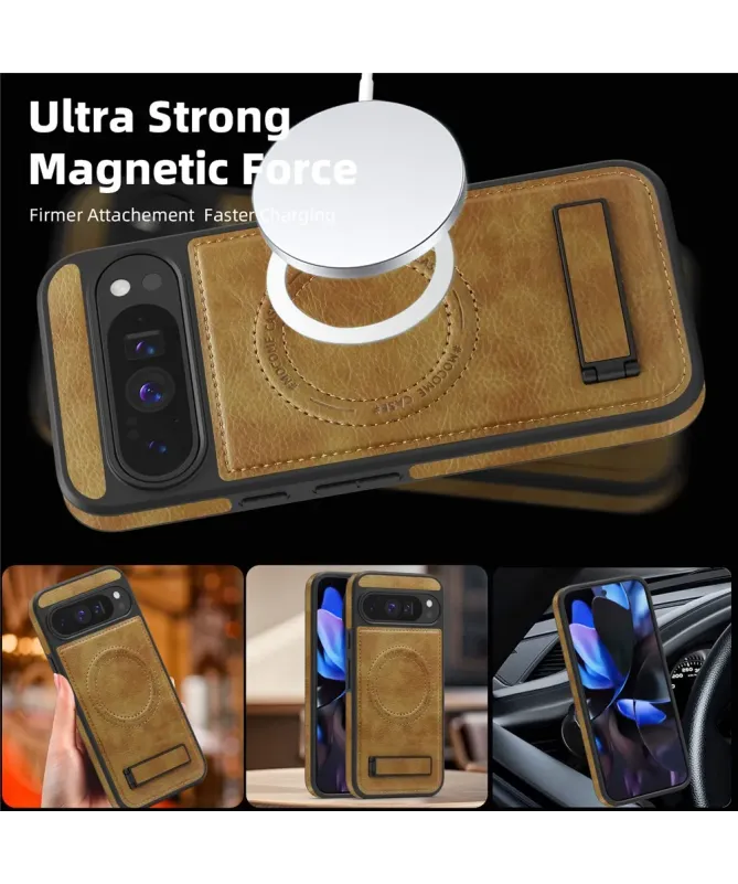 Coque Google Pixel 10 Pro XL MagStand Cuir