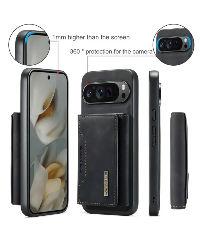 Coque Google Pixel 10 Pro XL Porte-cartes Détachable | M2 Series Noir - photo 4