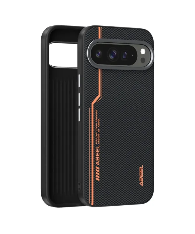 Coque Google Pixel 10 Pro XL Racing Noir et Orange