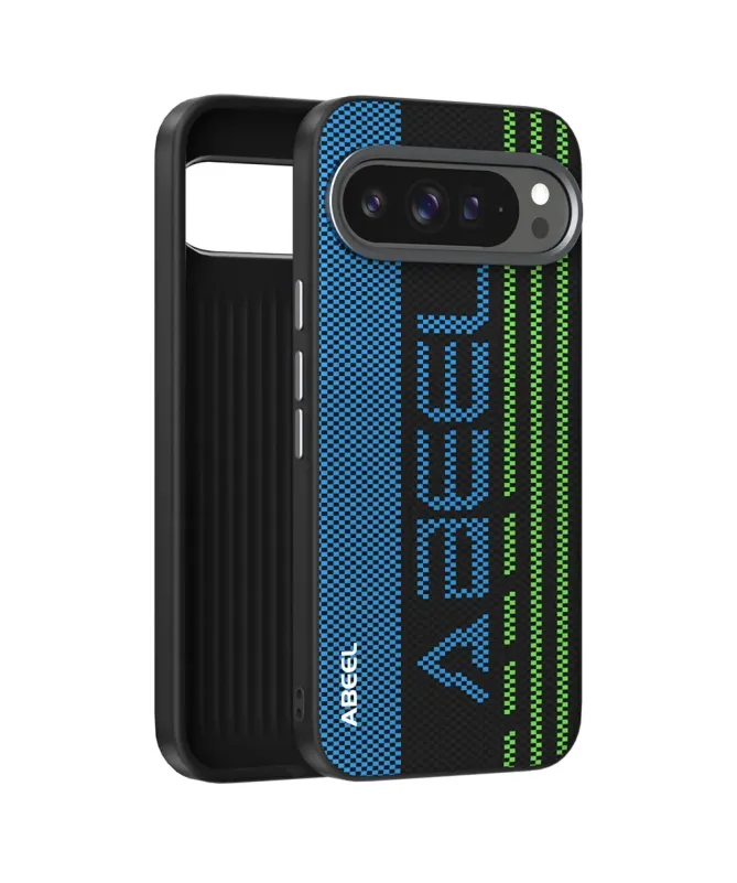 Coque Google Pixel 10 Pro XL Racing Compatible MagSafe - Bleu - photo 2