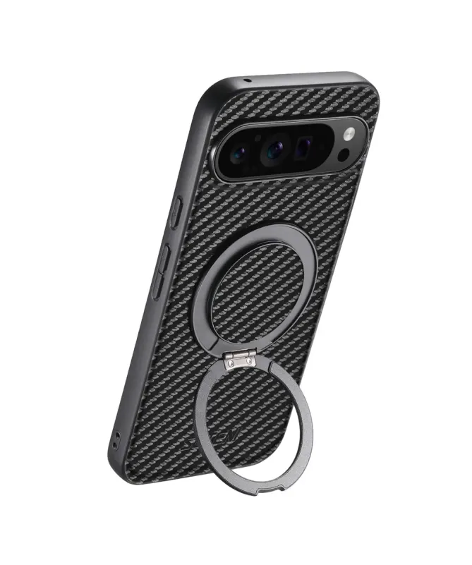 Coque Google Pixel 10 Pro XL Fibre de Carbone avec Anneau | COMMANDO - photo 3