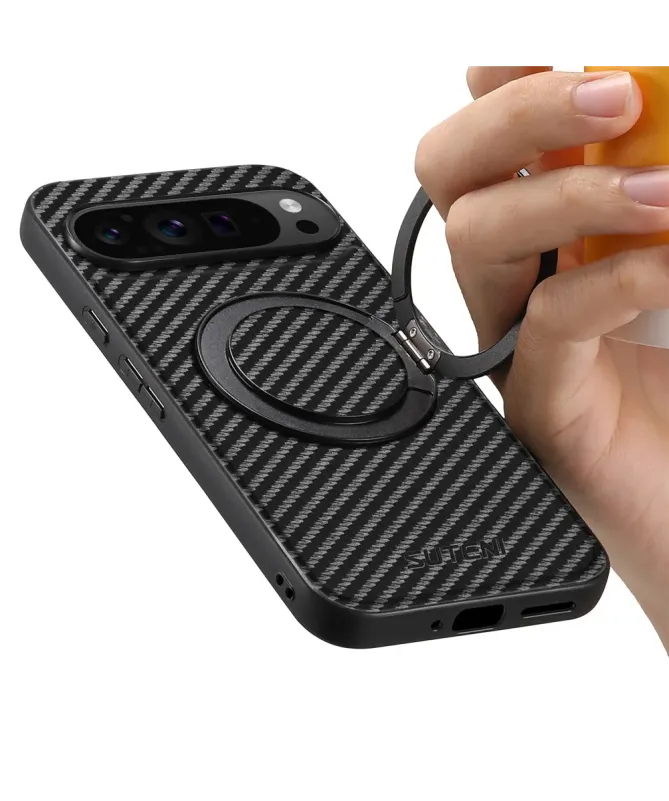 Coque Google Pixel 10 Pro XL Fibre de Carbone avec Anneau | COMMANDO - photo 4