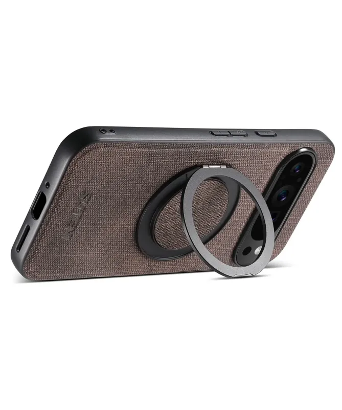 Coque Google Pixel 10 Pro XL Texture Jeans avec Anneau Magnétique
