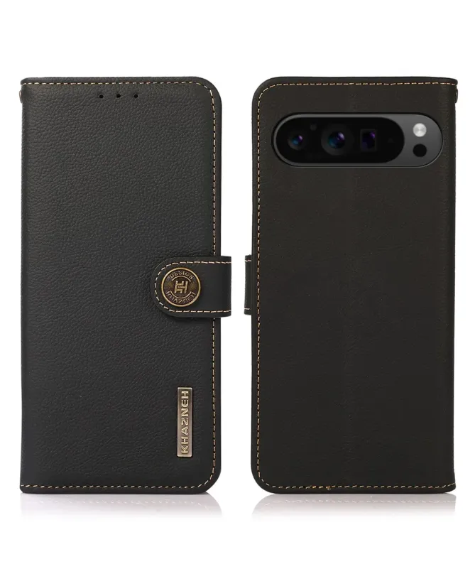 Housse Google Pixel 10 Pro XL / 9 Pro XL KHAZNEH Classic en cuir