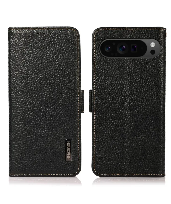 Housse Google Pixel 10 Pro XL / 9 Pro XL KHAZNEH cuir grainé first