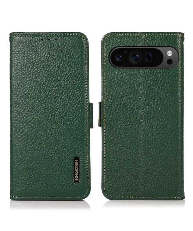 Housse Google Pixel 10 Pro XL / 9 Pro XL KHAZNEH cuir grainé first