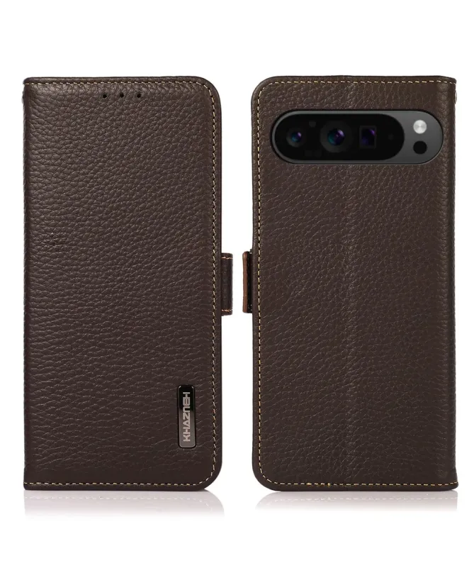 Housse Google Pixel 10 Pro XL / 9 Pro XL KHAZNEH cuir grainé first