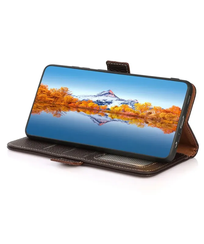 Housse Google Pixel 10 Pro XL / 9 Pro XL KHAZNEH cuir grainé first