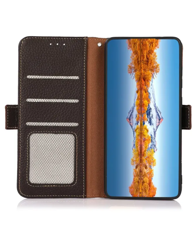 Housse Google Pixel 10 Pro XL / 9 Pro XL KHAZNEH cuir grainé first