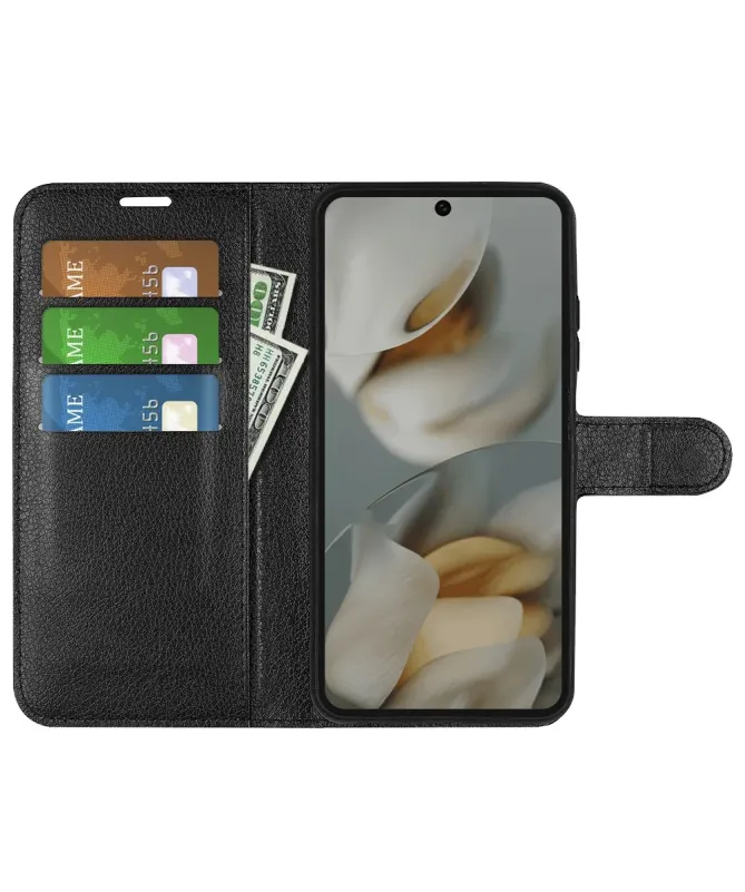 Housse Google Pixel 10 Pro XL portefeuille style cuir
