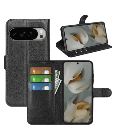 Housse Google Pixel 10 Pro XL portefeuille style cuir