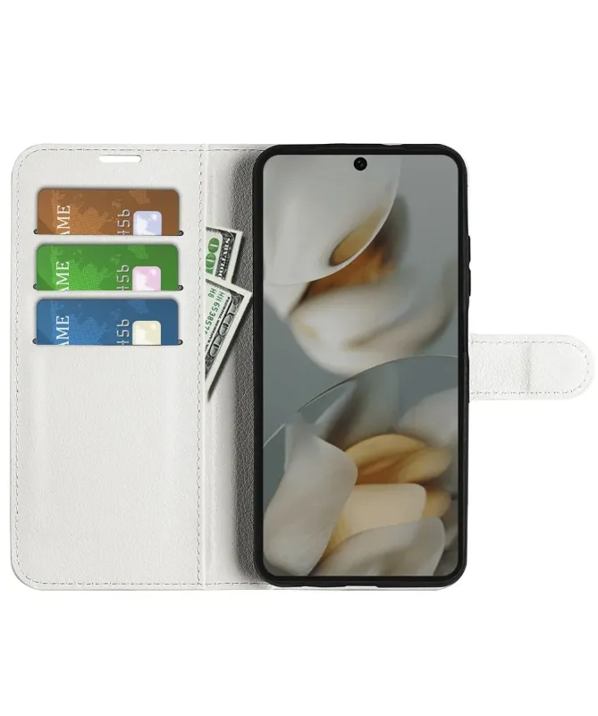 Housse Google Pixel 10 Pro XL portefeuille style cuir