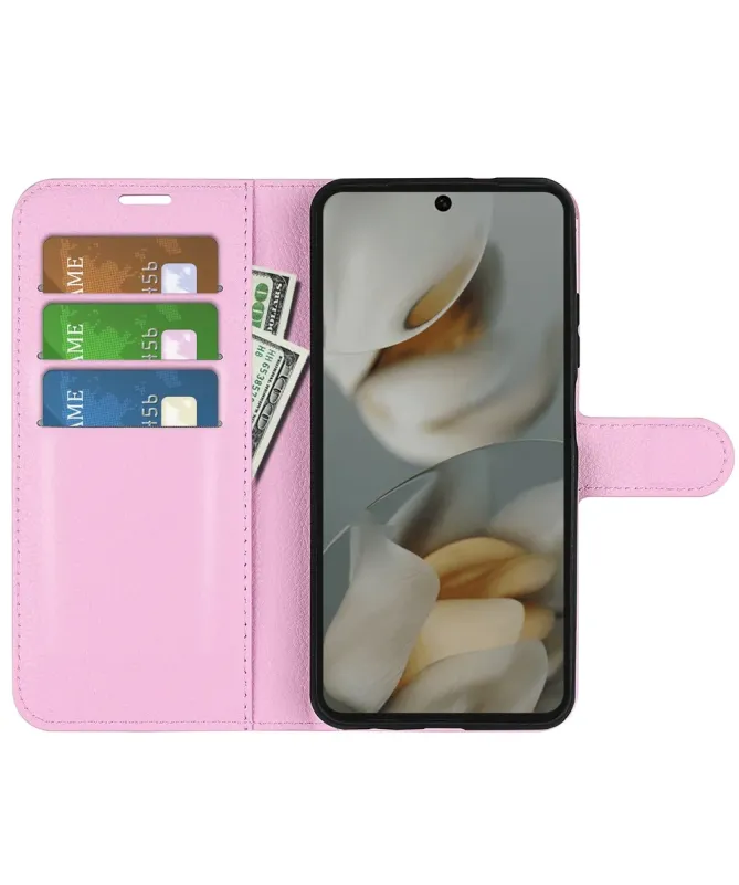 Housse Google Pixel 10 Pro XL portefeuille style cuir