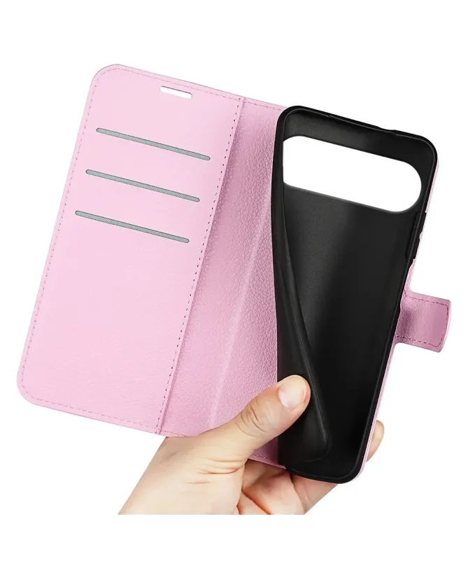 Housse Google Pixel 10 Pro XL portefeuille style cuir