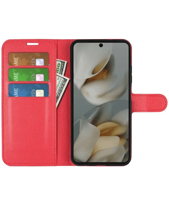 Housse Google Pixel 10 Pro XL portefeuille style cuir