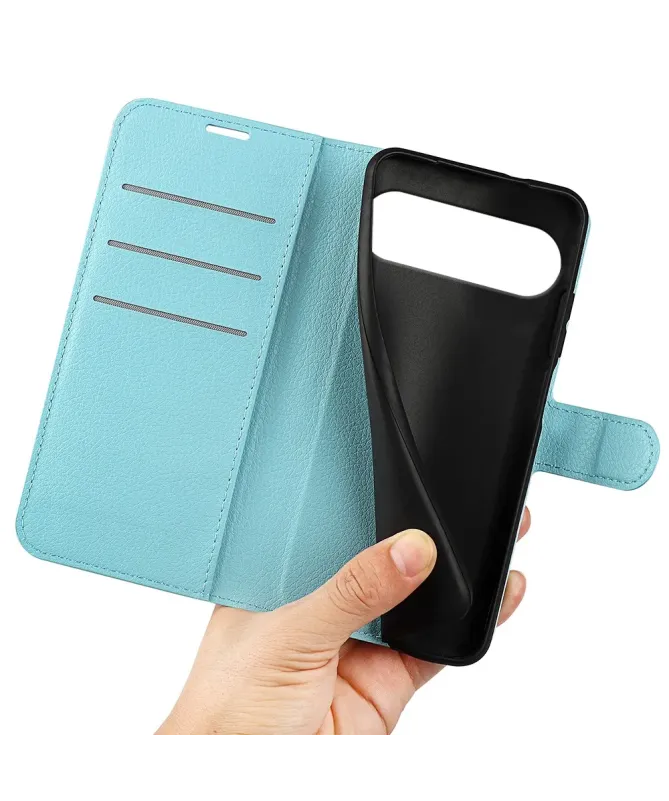 Housse Google Pixel 10 Pro XL portefeuille style cuir