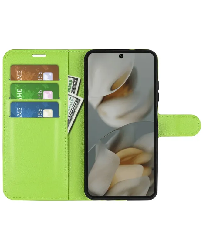 Housse Google Pixel 10 Pro XL portefeuille style cuir