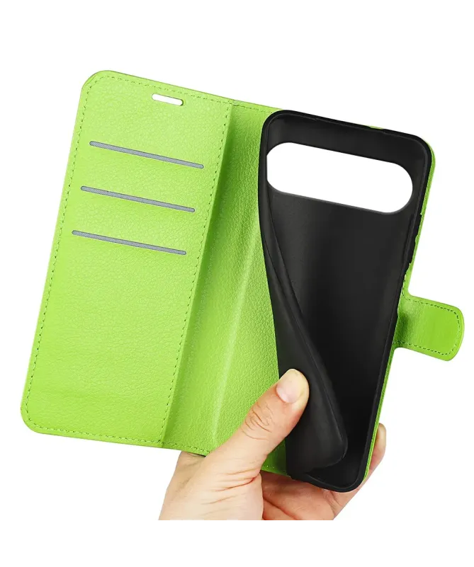 Housse Google Pixel 10 Pro XL portefeuille style cuir