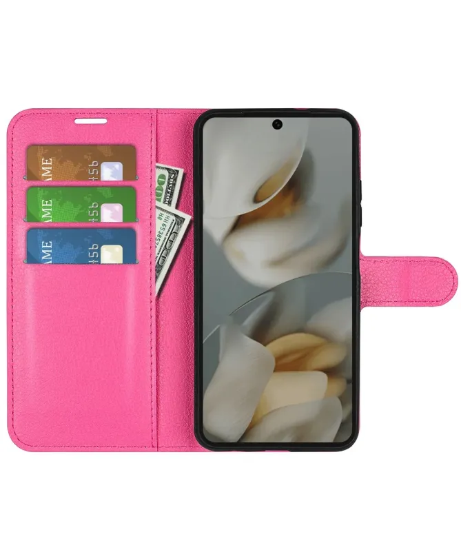 Housse Google Pixel 10 Pro XL portefeuille style cuir