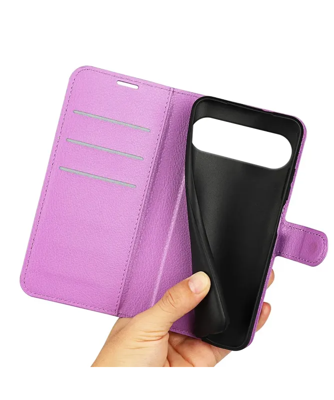 Housse Google Pixel 10 Pro XL portefeuille style cuir