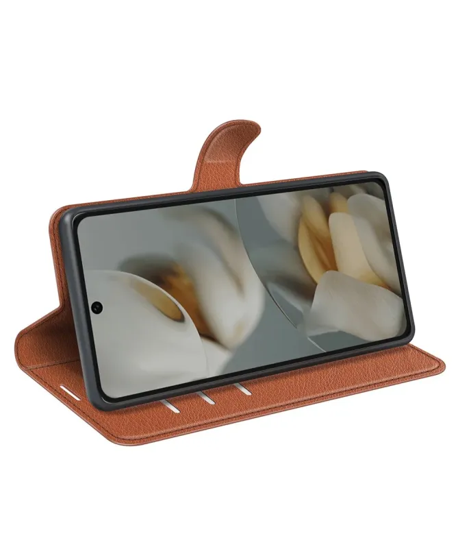 Housse Google Pixel 10 Pro XL portefeuille style cuir