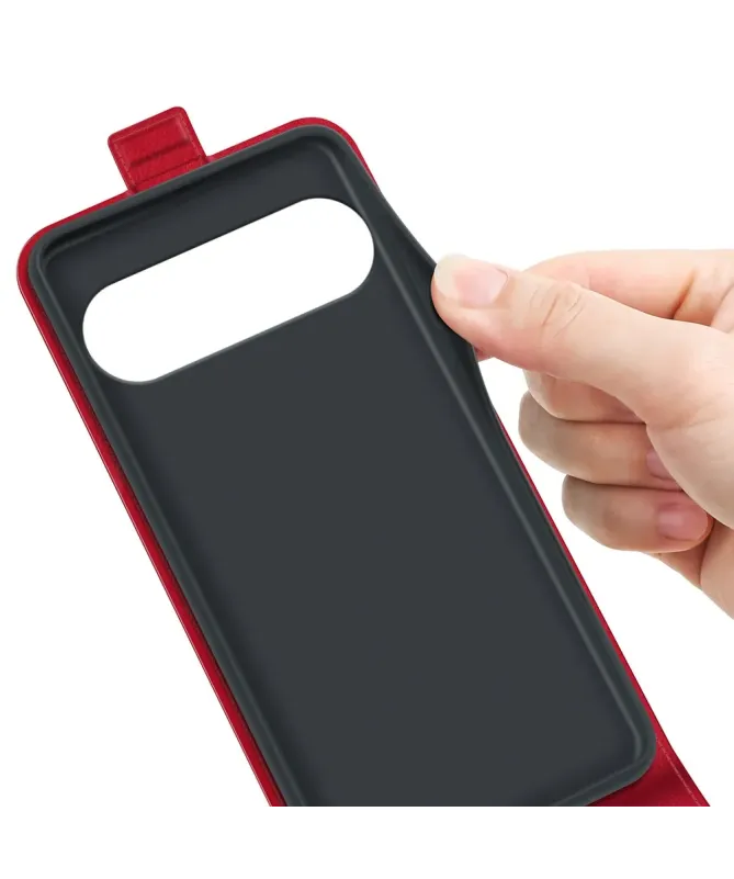 Étui Google Pixel 10 Pro XL simili cuir avec rabat verticale