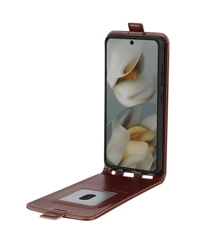 Étui Google Pixel 10 Pro XL simili cuir avec rabat verticale