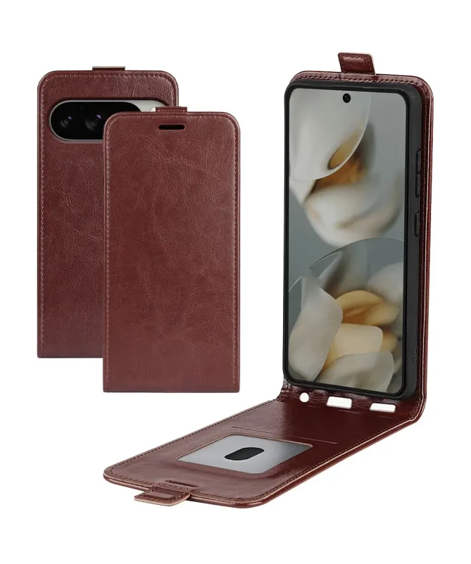 Étui Google Pixel 10 Pro XL simili cuir avec rabat verticale