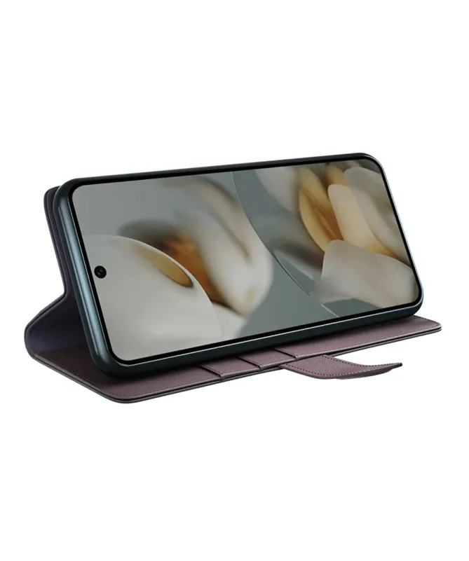 Étui Google Pixel 10 Pro XL portefeuille en cuir premium