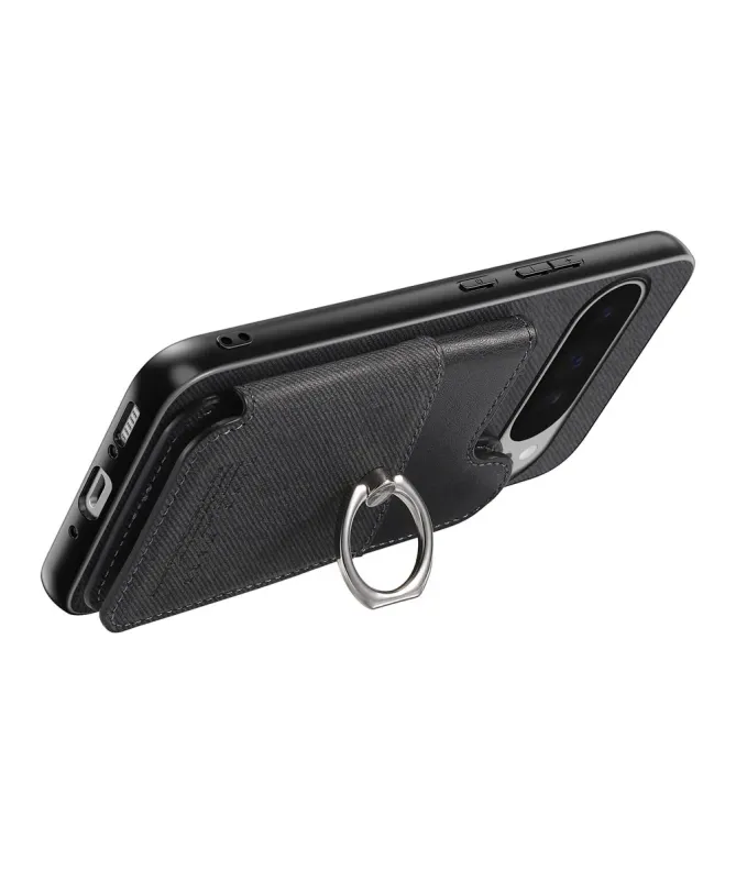 Coque Google Pixel 10 Pro XL avec Portefeuille et Anneau Anti-RFID