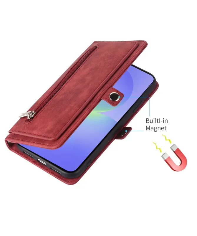Housse Portefeuille Zippée Google Pixel 10 Pro XL avec Lanière