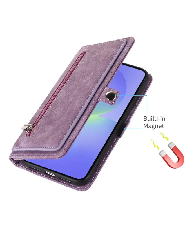 Housse Portefeuille Zippée Google Pixel 10 Pro XL avec Lanière
